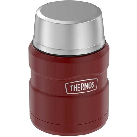 Термос из нерж. стали с ложкой тм THERMOS SK3000 MRR 0,47L