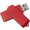 Карта памяти USB Flash 2.0 16 Gb "Swing" красный