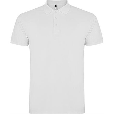 Рубашка-поло мужская "Star" 200, 2XL, белый