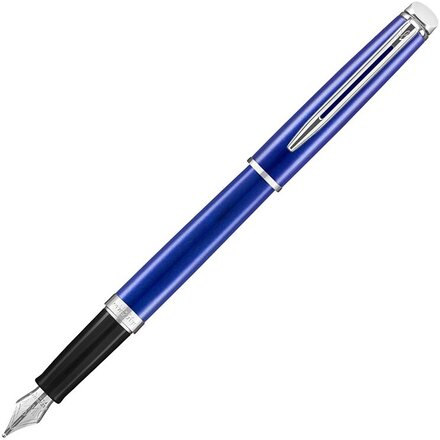 Перьевая ручка Waterman Hemisphere, серебристый/синий/черный