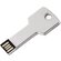 Карта памяти USB Flash 2.0 16 Gb "Key" серебристый