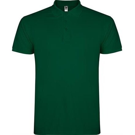 Рубашка-поло мужская "Star" 200, S, бутылочный зеленый