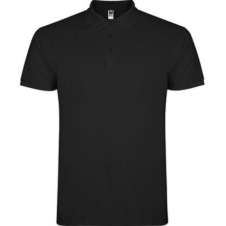 Рубашка-поло мужская "Star" 200, M, черный