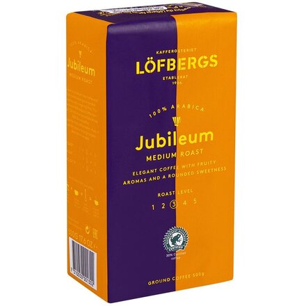 Кофе молотый "Lofbergs" Jubileum, пачка