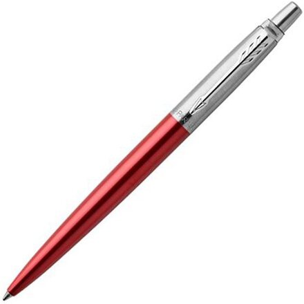 Шариковая ручка Parker Jotter Essential, красный/серебристый