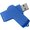 Карта памяти USB Flash 2.0 16 Gb "Swing" синий