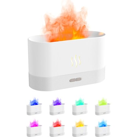 Увлажнитель-ароматизатор воздуха "Flame RGB", белый