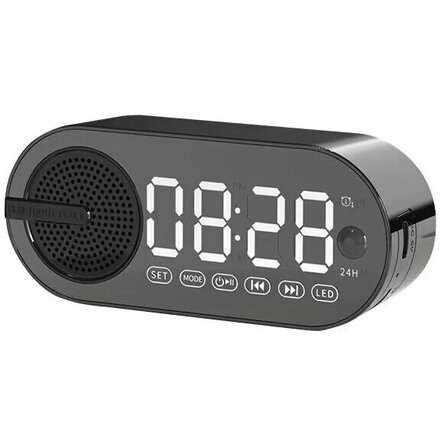 Колонка MyTone Sound Clock с часами, черный