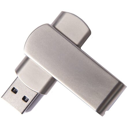 Карта памяти USB Flash 2.0 32 Gb "Swing metal" серебристый